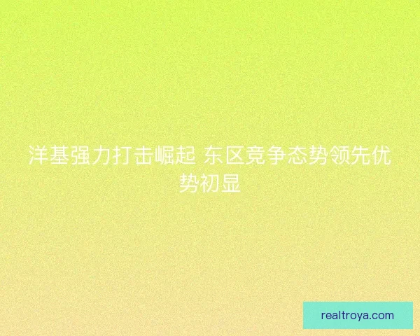洋基强力打击崛起 东区竞争态势领先优势初显